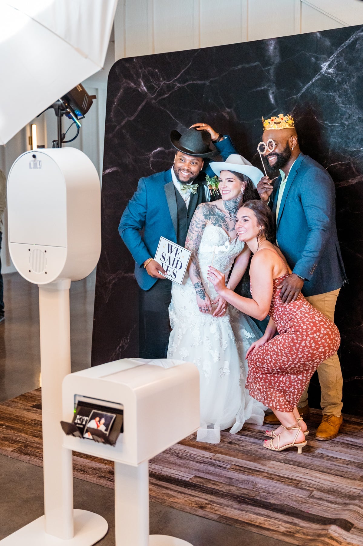 A Magical Celebration Highlighting Kejuan and Tayben's Wedding With Cedar Valley Photobooth